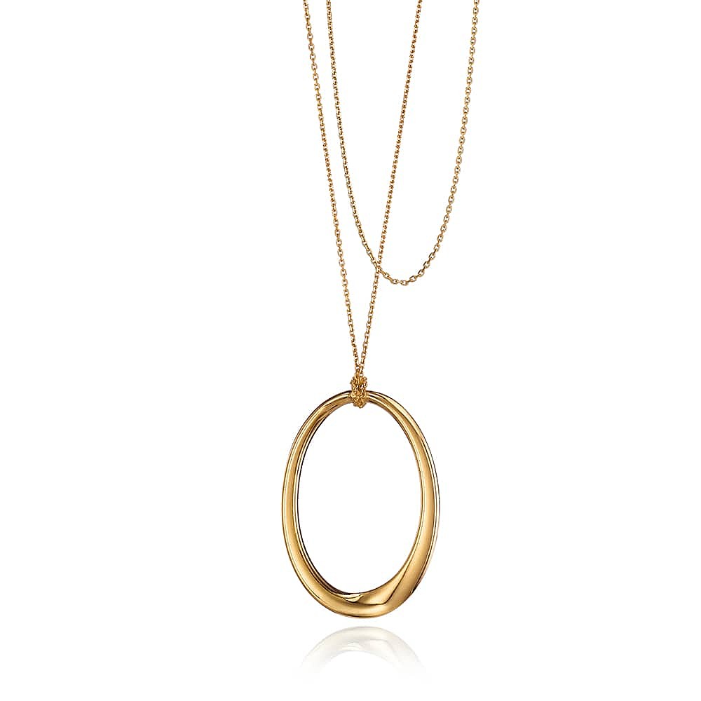 Sleek Sentiments Gold-plated Pendant