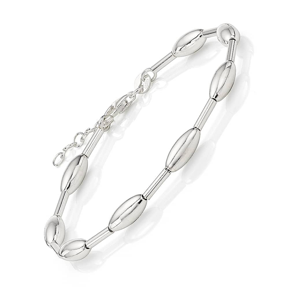 All Lined Up Silver Bracelet