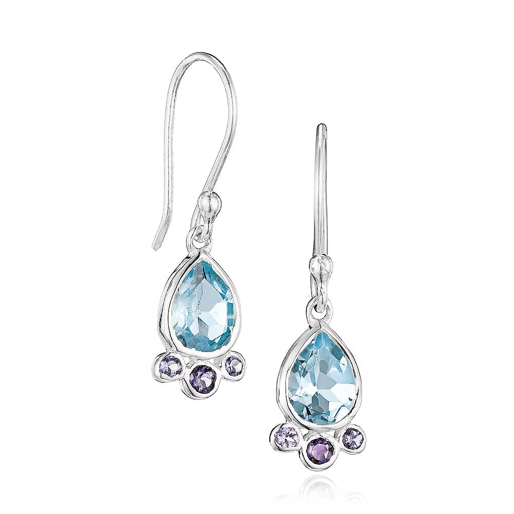 Connected in Clarity Gemstone Earrings