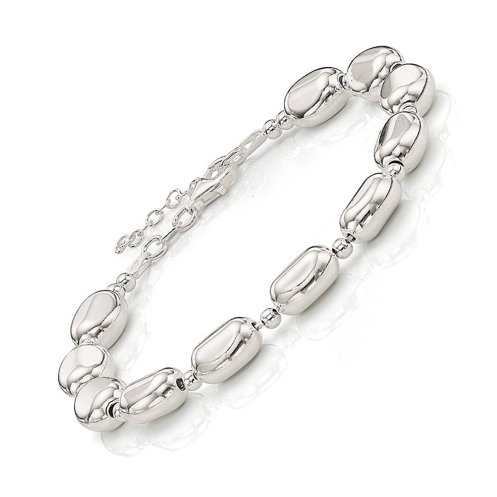 Molten Moments Silver Bracelet