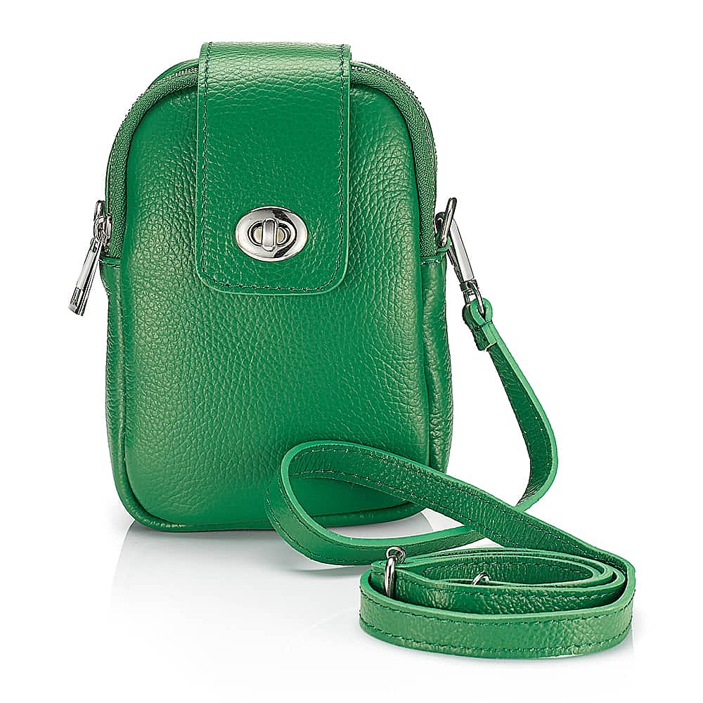 Life's a Journey Green Cross-Body Bag