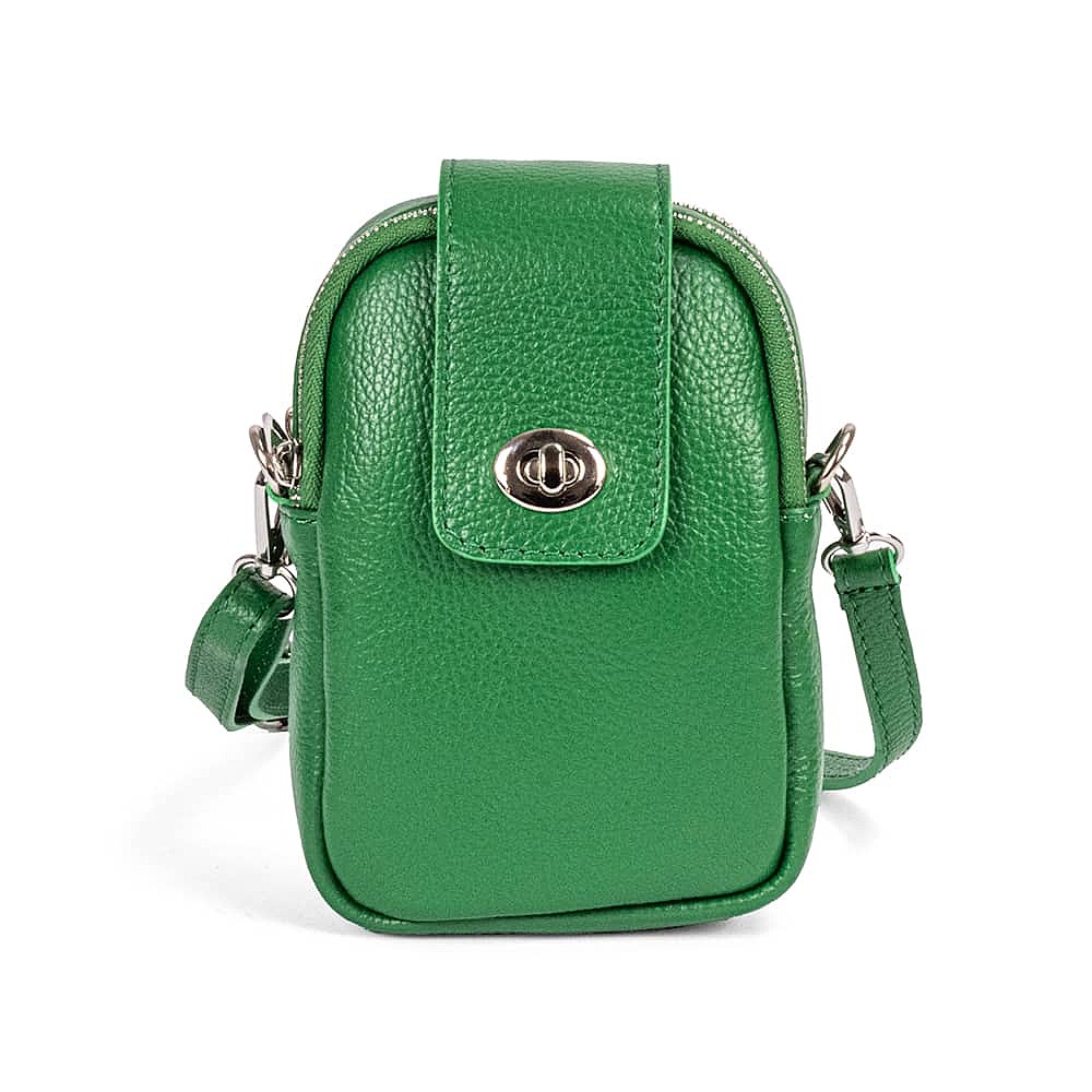 Life's a Journey Green Cross-Body Bag