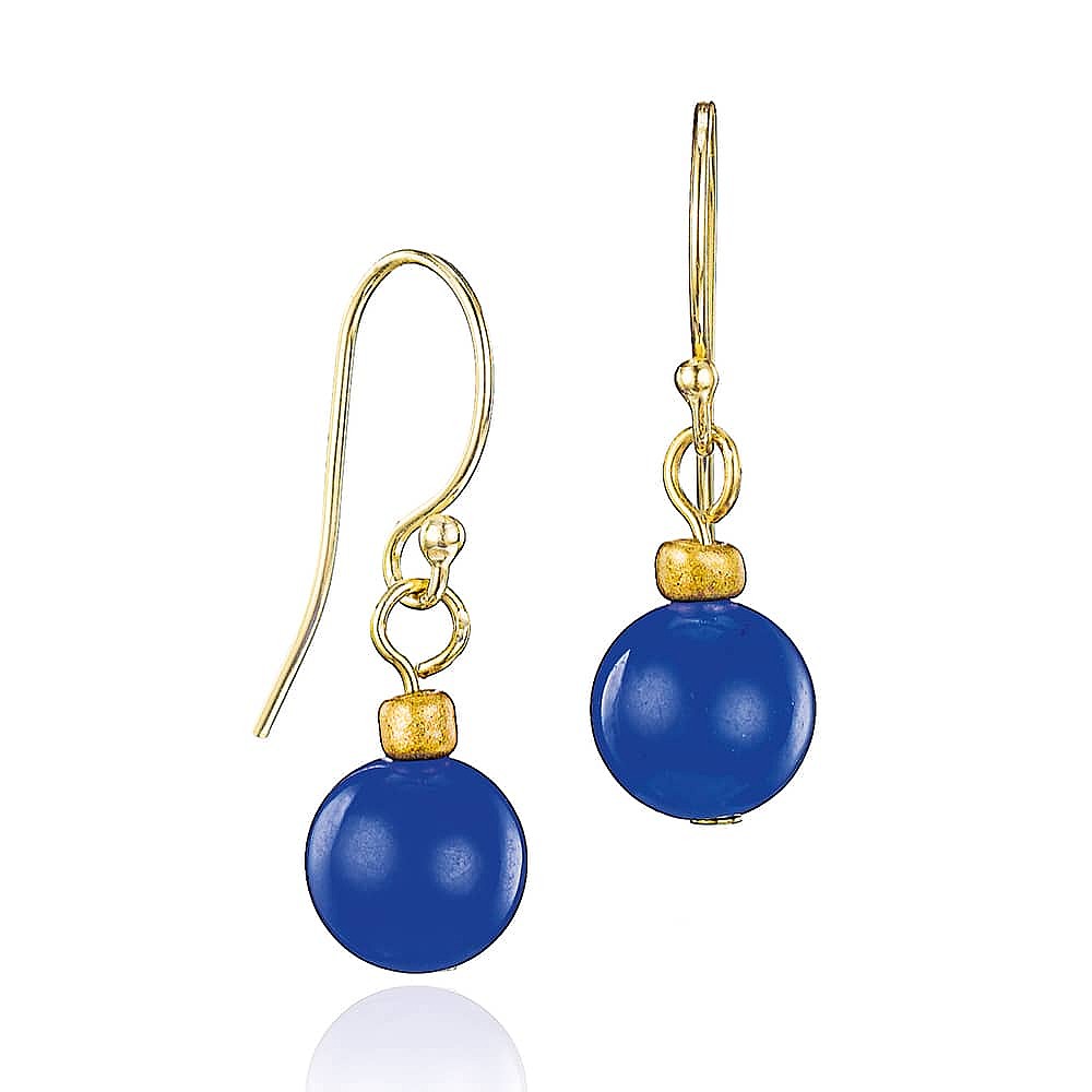 In a Blaze of Blue Gemstone Earrings