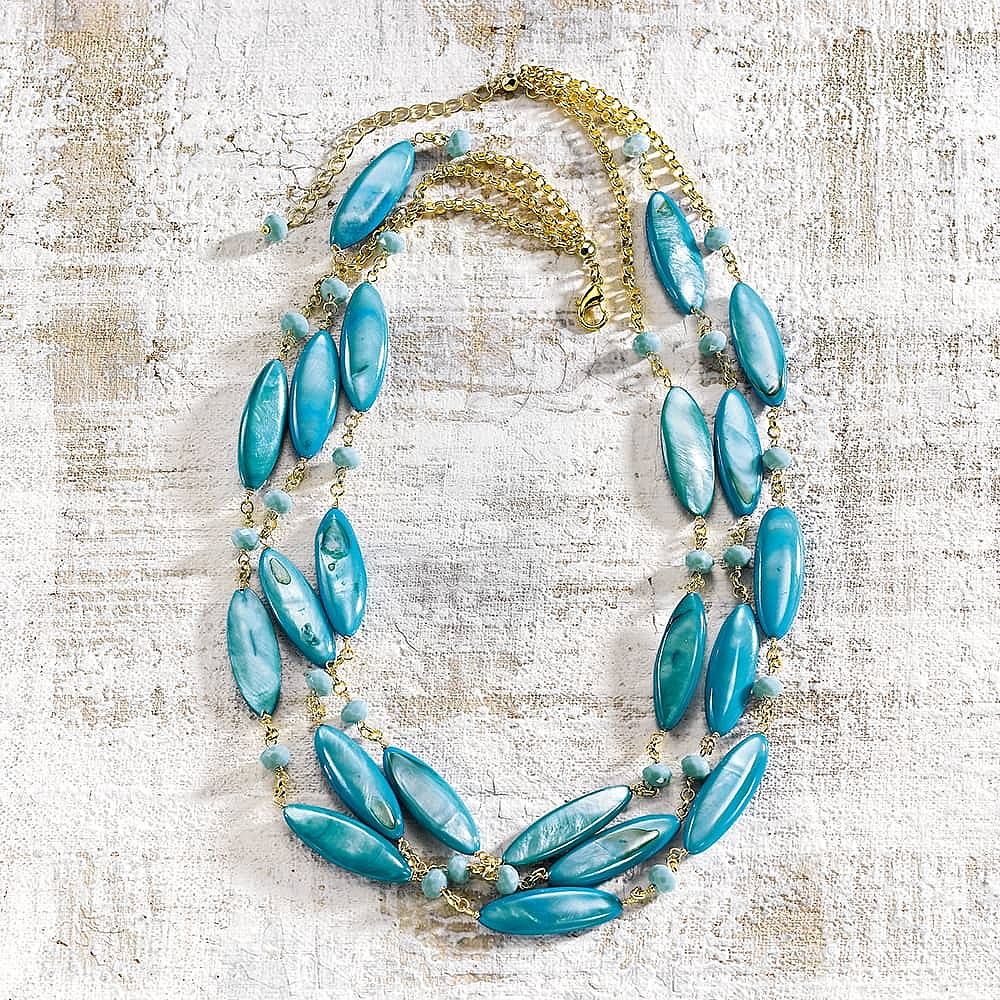 Call it Elegance Blue Necklace