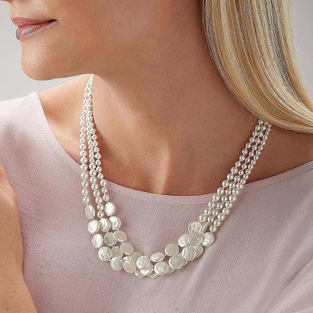 grace delicate pearl necklace