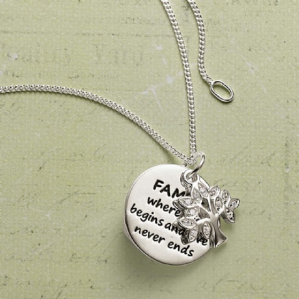Grow Together Silver Pendant