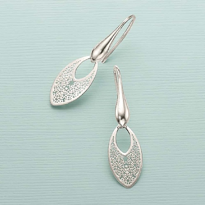 Whisper on the Wind Silver Earrings