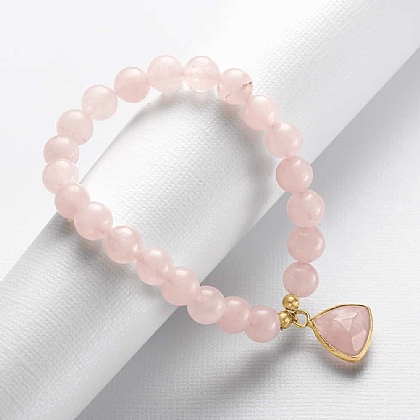 Love Me Tender Rose Quartz Bracelet