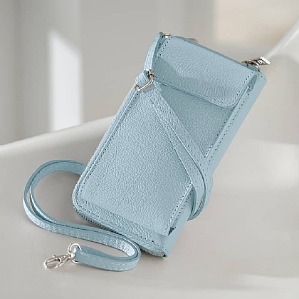 Walk this Way Pale Blue Cross-Body Bag