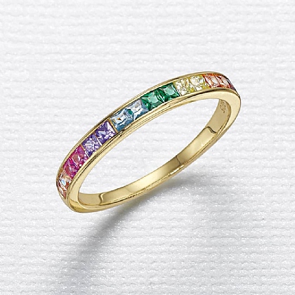 Radiant Rainbow Ring