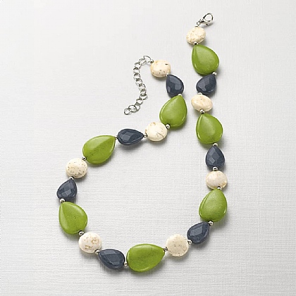 Strike a Pose Gemstone Necklace