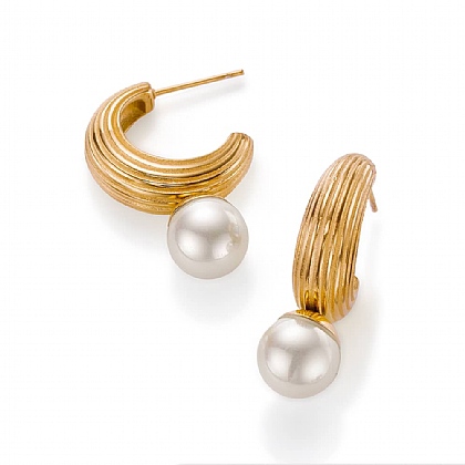 Flare for Drama Hoop Earrings
