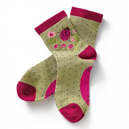 Luck of the Ladybird Socks