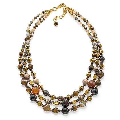 Earthy Elements Gemstone Necklace