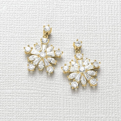 Sparkling Celebration Gold-plated Earrings