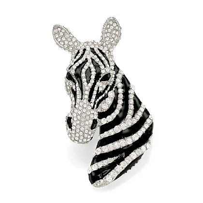 Wild Abandon Zebra Brooch