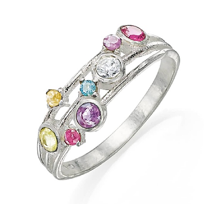 Echoed Optimism Gemstone Ring