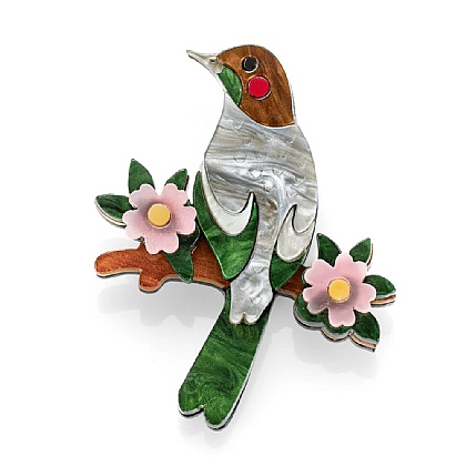 Feathers of Fortune Brooch