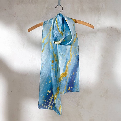 Ethereal Light Silk Scarf