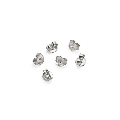 Silver Butterfly Earring Backs